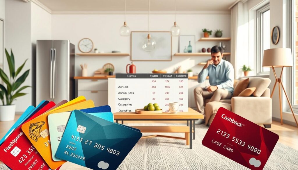 Popular cashback credit cards comparison for everyday spending