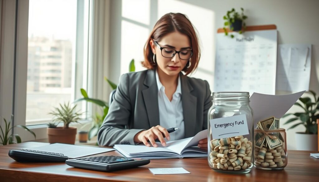 building emergency fund while reducing debt