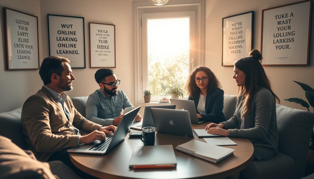 maintain motivation for online learning