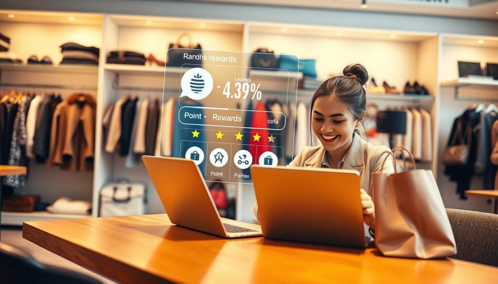 Earn points through purchases and product reviews